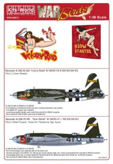 1/48 Marauders B-26 Slow Starter