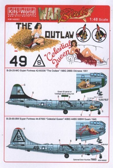 1/48 B-29-25-MO Super Fortress 42-65306 'The Outlaw'