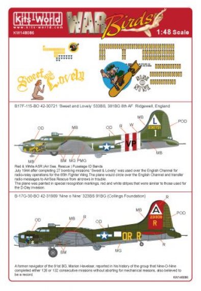 1/48 Boeing B-17F-115-BO Flying Fortress