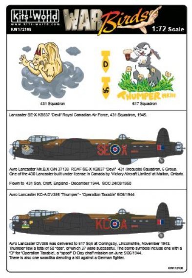 1/72 Avro Lancaster B Mk.I