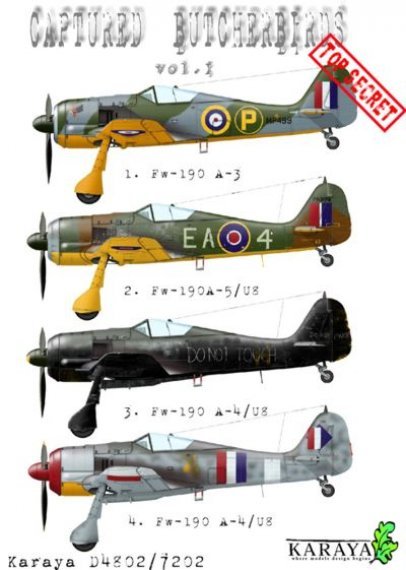 1/72 Captured Butcher Birds