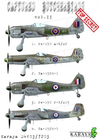 1/72 Captured Butcher Birds