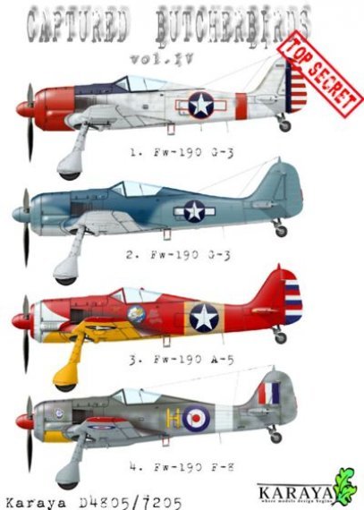1/72 Captured Butcher Birds