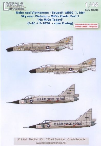 1/48 Decals Sky over Vietnam  MiGs Rivals Part 1