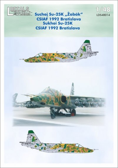 LDECALS 1/48 D�calcomanies Sukhoi Su-25 CSIAF 1992