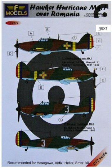 1/72 Hawker Hurricane over Romania (HAS/AIRF/HELL)