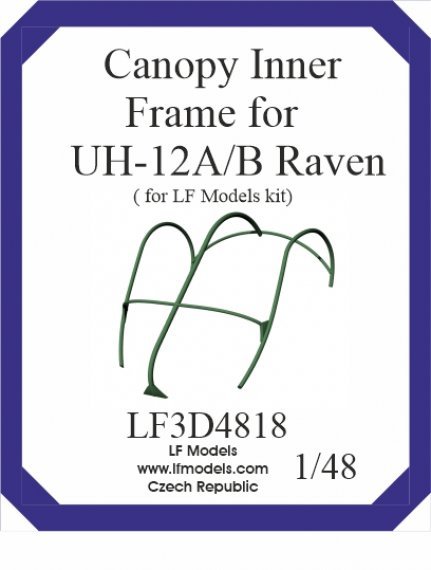 1/48 UH-12A/B Raven Canopy Inner Frame
