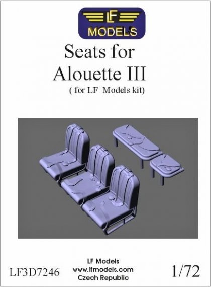 1/72 Seats for Alouette III for LF Models