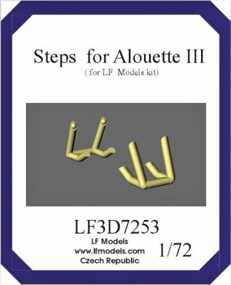 1/72 Steps for Alouette III for LF Models