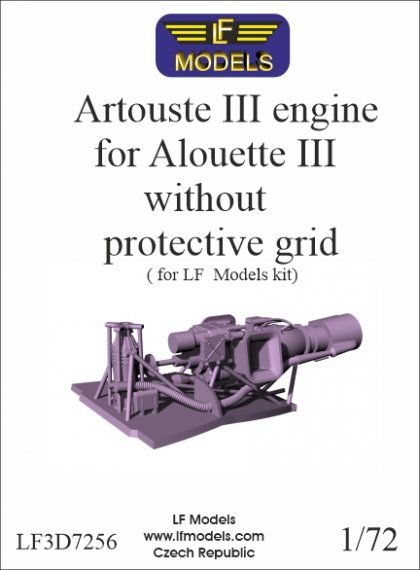 LF Model Moteur Artouste III avec grille de protection 1/72