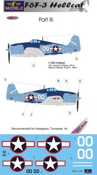 1/32 Decals F6F-3 Hellcat Part III