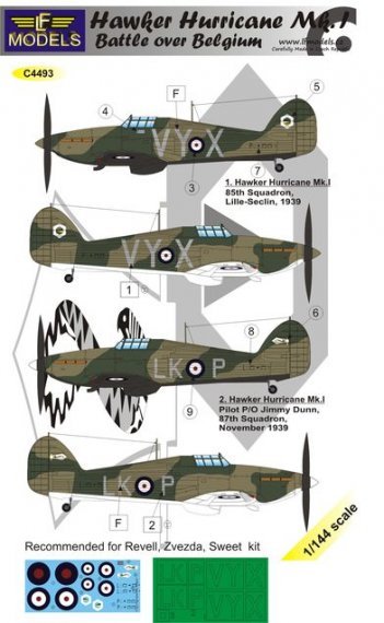 1/144 Decals H.Hurricane Mk.I/144 Decals H.Hurricane Mk.I