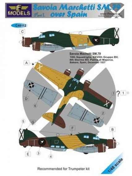 1/48 SM.79 over Spain  Part I. (for Trumpeter)