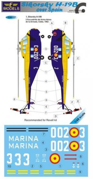 1/48 Sikorsky H-19B over Spain (for Revell)