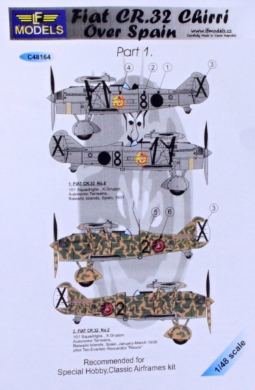 1/48 Fiat CR.32 Chirri over Spain Part 1