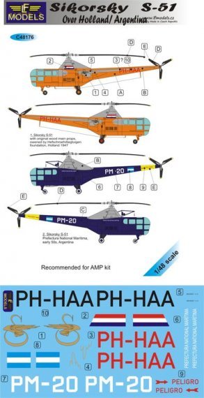 1/48 Sikorsky S-51 over Holland/Argentina