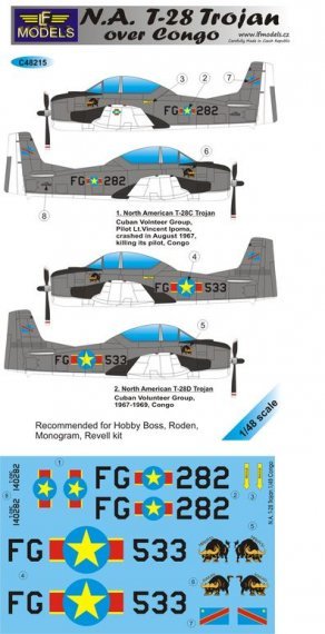 1/48 North-American T-28C/T-28D Trojan over Congo