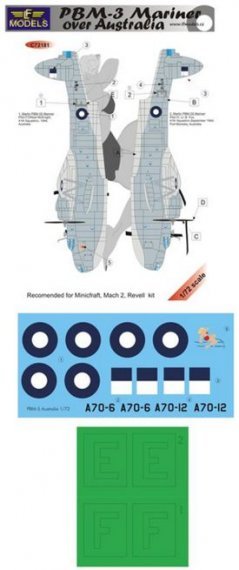 1/72 Decals PBM-3 Mariner over Australia (REV)