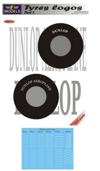 1/72 Decals Tyres logos  Part I.