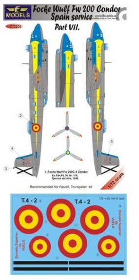 1/72 Focke-Wulf Fw 200 Condor Spain Service