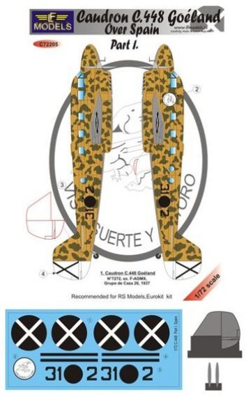 1/72 Caudron C.448 Goeland over Spain Part I