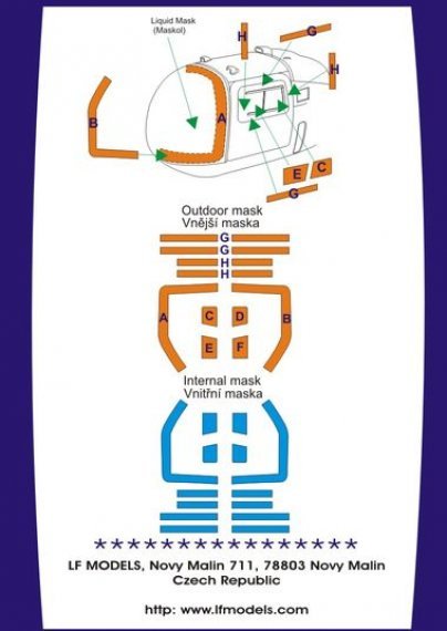 1/144 Canopy mask Bell 47J/Agusta-Bell 47J