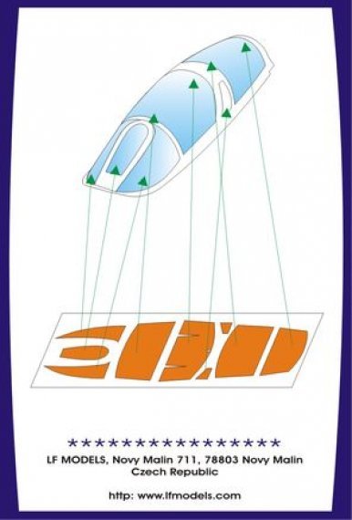 1/72 Canopy mask F-4 Phatnom