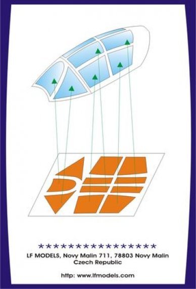 1/72 Canopy mask Me-509