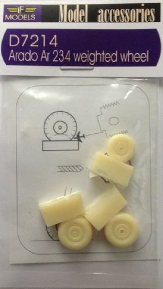 1/72 Arado Ar 234 weighted wheels