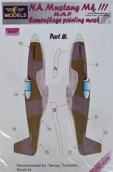 1/32 Mask N.A. Mustang Mk.III (TAM/REV) Pt III.