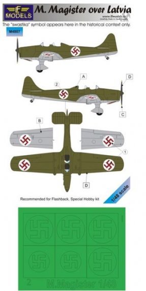 1/48 Mask Miles Magister over Latvia (SP.HOBBY)