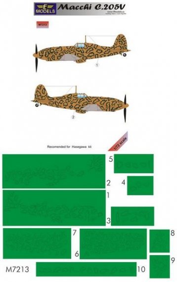 1/72 Mask Macchi C.205V (HAS)