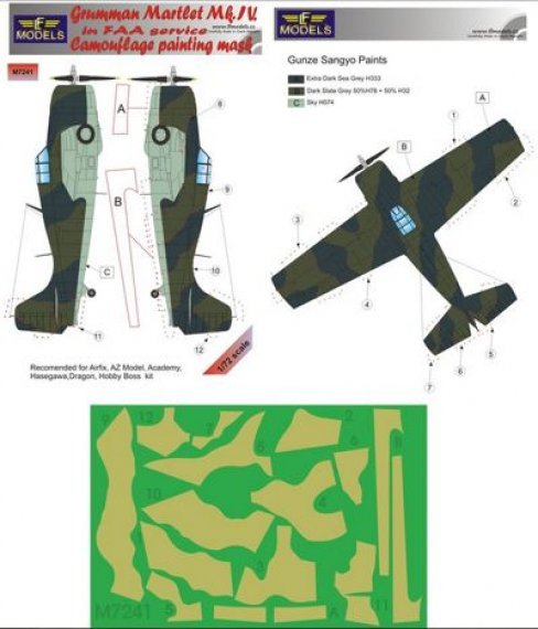 1/72 Grumman Martlet Mk.IV FAA service