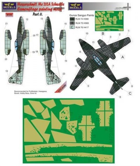 1/72 Mask Me262A Schwalbe Part II.