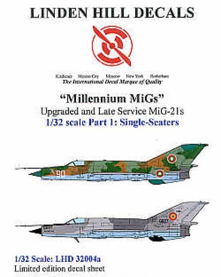 Linden Hill Decals MiG-21 Einsitzer 1/32