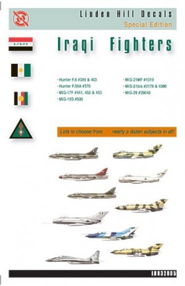 Linden Hill 1/32 Iraqi Fighters 11 - Decalcomanie aerei
