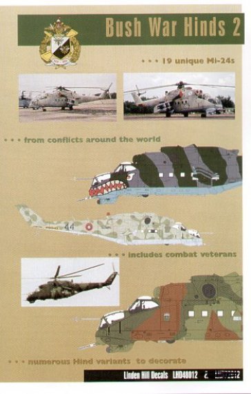 Linden Hill 1/48 Bush War Hinds 2 Abziehbilder Mi-24