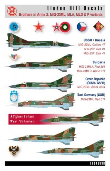 1/48  Brothers in Arms 2: MiG-23ML/MLA/MLD/P variants