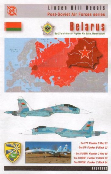 1/72 Belarusian Flankers (Su-27s of the 61st Fighter Air Base, B