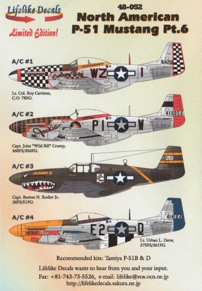 1/48 North-American P-51B/P-51D Mustang Pt.6