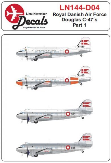 1/144 Rdaf Douglas C-47 part 1