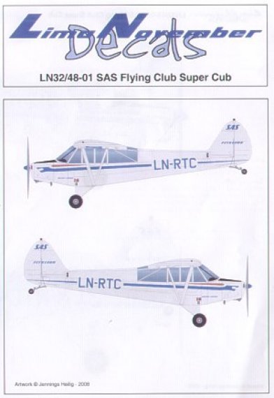 D�cals Piper Super Cub SAS LN-RTC & Boeing 737 Braathens 1/32 1/