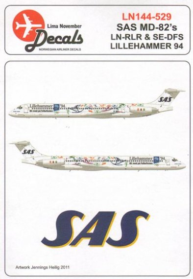 MD-82 SAS Lillehammer 94 Jeux Olympiques 1/144