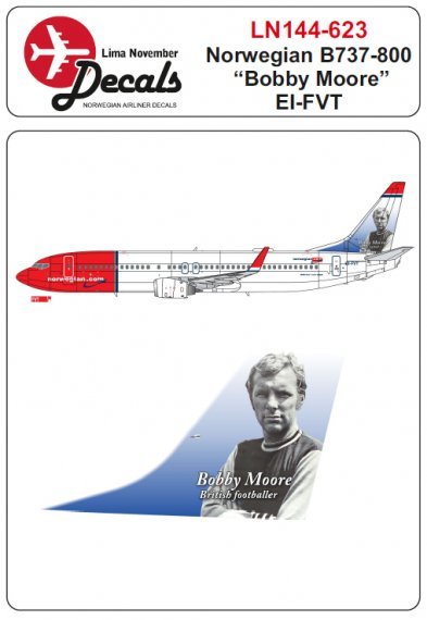 1/144 Norwegian Boeing 737-800 EI-FVT Bobby Moore