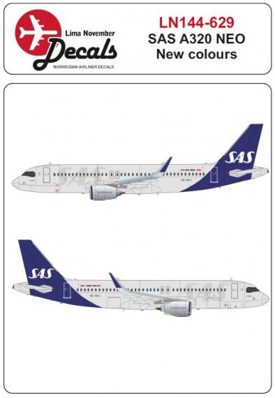 1/144 Sas new cs Airbus A320 Neo