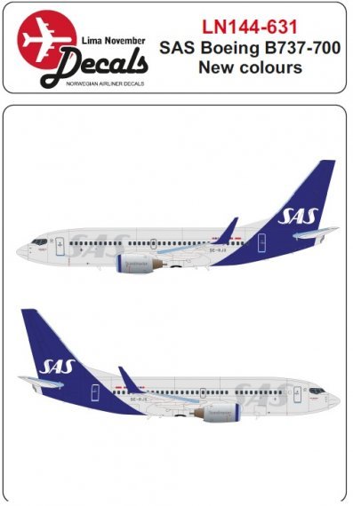 1/144 Sas new cs Boeing 737-700
