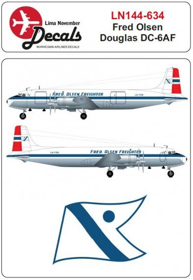 1/144 Fred Olsen Douglas DC-6B