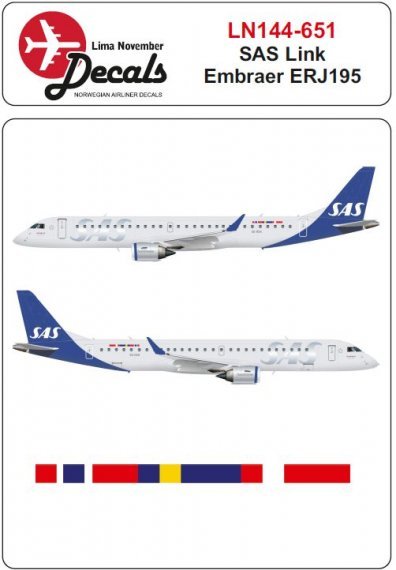 1/144 Sas Link Embraer ERJ-195