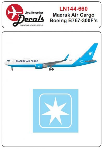 1/144 Maersk Cargo Boeing 767-300F