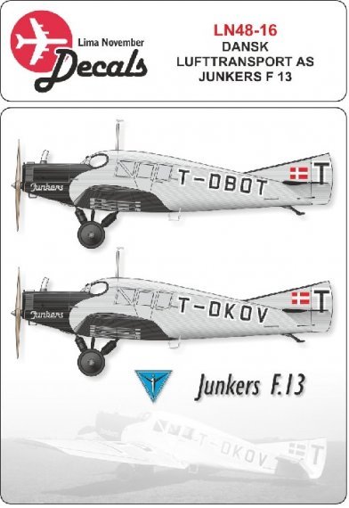 1/48 Nordenfjeldske Luftselskap Junkers F.13 with masks